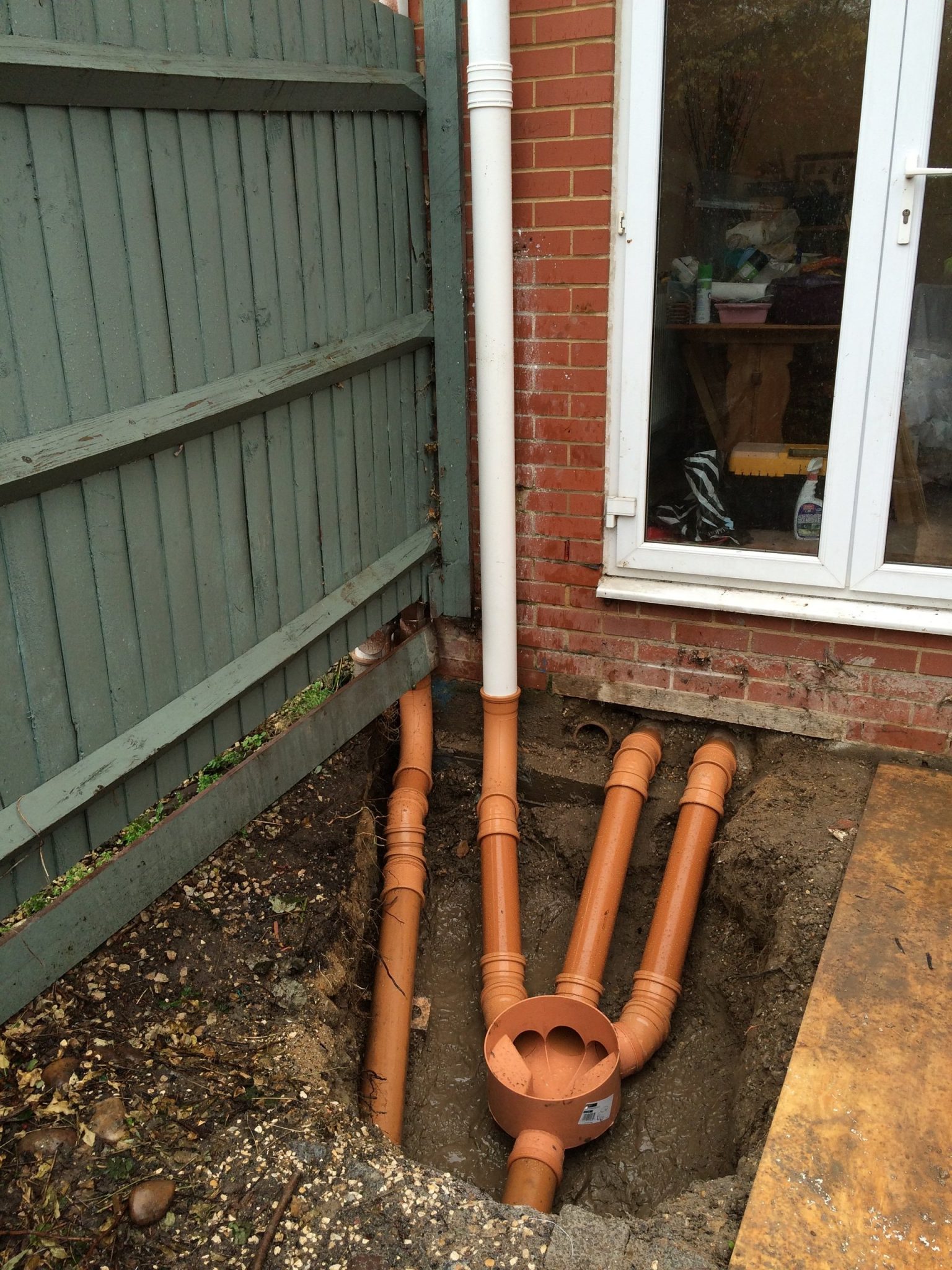 Garden drains installed in Cambridge, UK